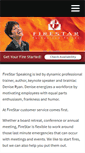 Mobile Screenshot of firestarspeaking.com