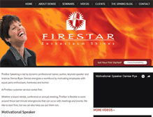 Tablet Screenshot of firestarspeaking.com
